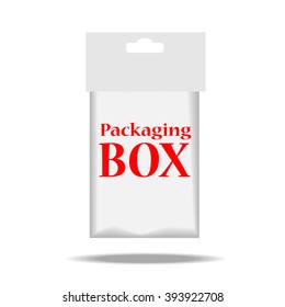 Mock Up Blank Foil Food Or Drink Doypack Bag Packaging. Plastic Pack. For Your Design. Vector EPS10