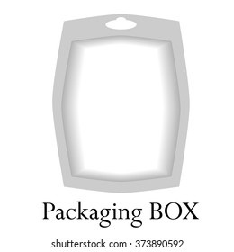 Mock up Blank Foil Packaging Box For Tea, Coffee, Sugar, Condoms, Spices, Sauce, Shampoo, Gel or Your Idea. Vector Illustration