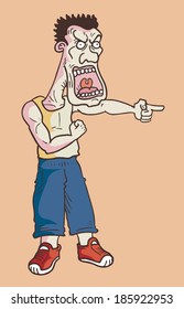 Mock cartoon