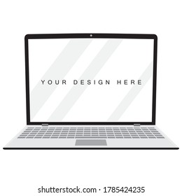 A mock up of computer and laptop showing a screen