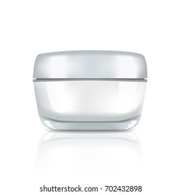 Mock up cosmetic  bb cream. Beauty product package template, vector illustration.