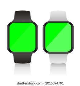 Mock design of smart watches, smart home appliances. watch.