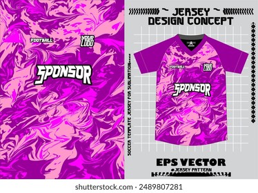 MOCK UP JERSEY DESIGN FOR SUBLIMATION WITH PATTERN AND ABSTRCT BAGHROUND FILE IN EPS JPEG PNG