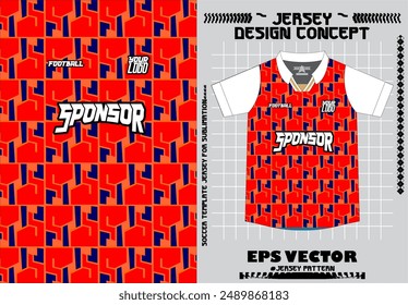 MOCK UP JERSEY FOR SUBLIMATION PRINTING WITH PATTREN BACKGROUND