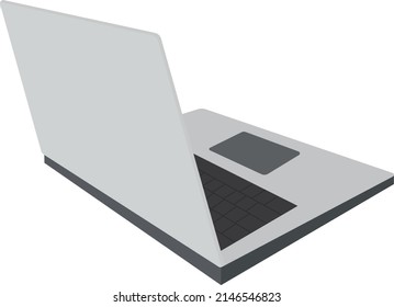 Mock up laptop presentation 3d