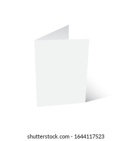 Maquen revista o diario abierto . Vector