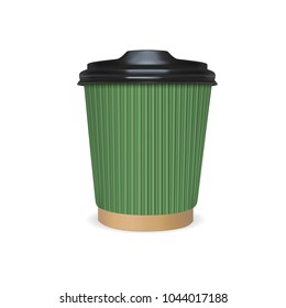 Mock up paper cup of coffee, tea, milk