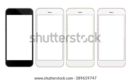 mock up phone vector design