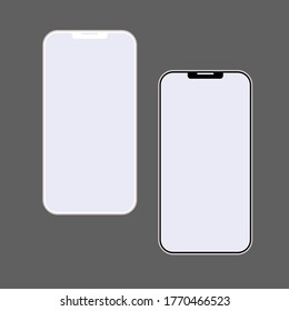 Mock up phone. Vector illustrated. Mock for info-graphic or presentation UI design interface. Vector design