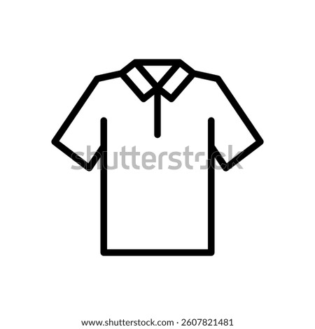mock up polo shirt icon vector design in trendy style