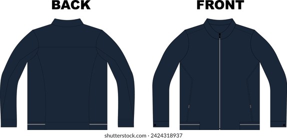Mock Up Premium Jacket (Navy Color)