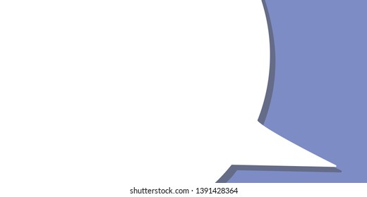 mock up speech bubble for banner advertisement vector