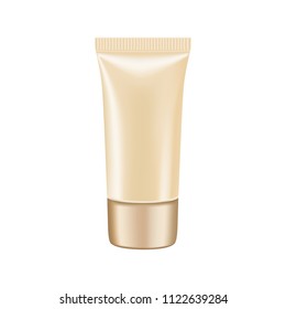 Mock up template bottles concealer for design. Vector illustration.