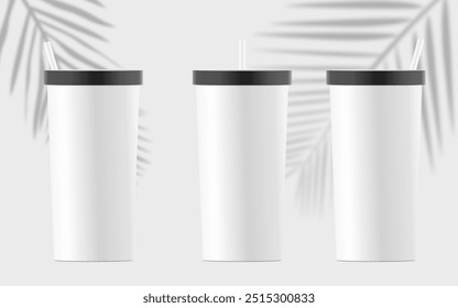 Mock up Trumble  with white and black screen. Glass view mockup. Silver  isolated with blank screen background for display your ux design, site, presentation promotion 