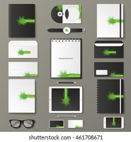 Mock up vector set.
