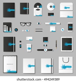 Mock up vector set.