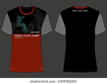 DISEÑO DE CAMISETAS T DE LA TIPOGRAFÍA DE VECTORES DE BORRACHA