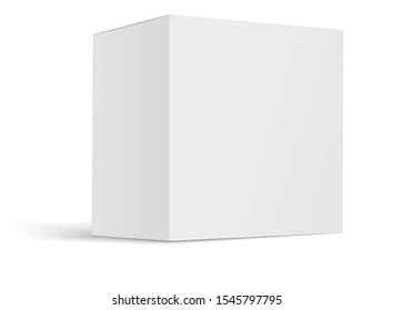 White Tall Rectangle Blank Box Isolated Stock Illustration 390795868