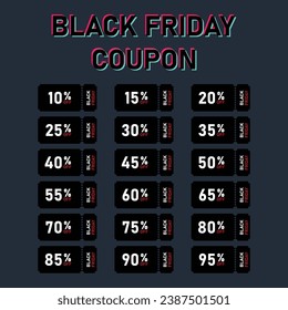 Vorlage für das Black Friday Sale-Ereignis