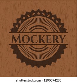 Mockery wooden signboards