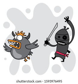 mocking bird and the sneaky ninja