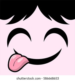 mocking face