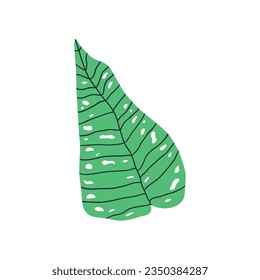 hoja de burla de estilo plano. ilustración vectorial dibujada a mano