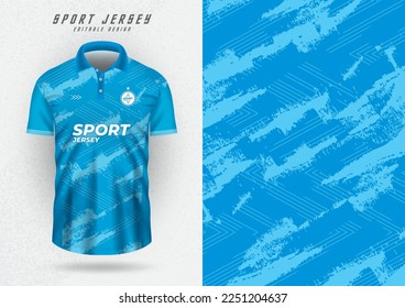 mockup background for sports jersey soccer running racing blue brush strokes