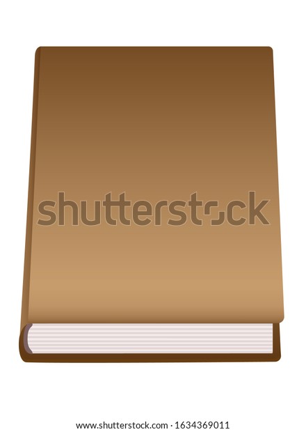 Download Mockup Book Closed Book Diary Mockup Stock Vector Royalty Free 1634369011