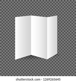 Mockup booklet, postcard, flyer, trifold or brochure template. 