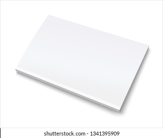 Mockup  brochure realistic for the presentation. Mock up magazine.  Catalog - Vector illustration