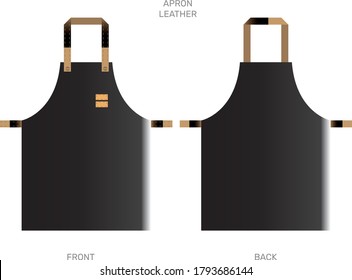 Download Mockup Casual Modern Apron Uniform Design Stock Vector Royalty Free 1793686144