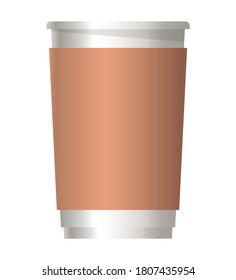 mockup coffee mug of corporate identity and stationery design theme Vector illustration