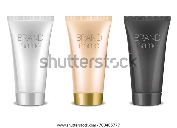 Download Mockup Cosmetic Tube Cream Gel Liquid Stock Vector Royalty Free 700405777 PSD Mockup Templates