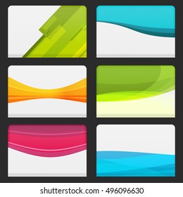 Mockup covers for laptop, notebook. Template case or sticker for technology device. Graphics for branding, advertising, business and corporate identity. Vector illustration