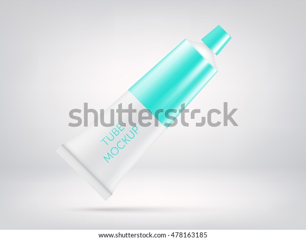 Download Mockup Cream Toothpaste Tube Stock Vector Royalty Free 478163185