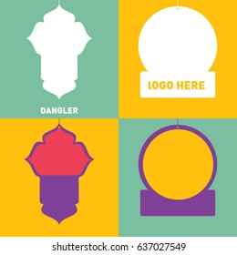 Download Mockup Dangler Stock Vector Royalty Free 637027549