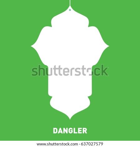 Download Mockup Dangler Stock Vector (Royalty Free) 637027579 ...