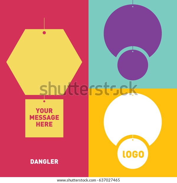 Download Mockup Dangler Stock Vector Royalty Free 637027465