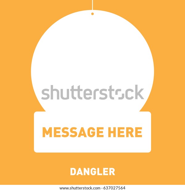 Download Mockup Dangler Stock Vector Royalty Free 637027564