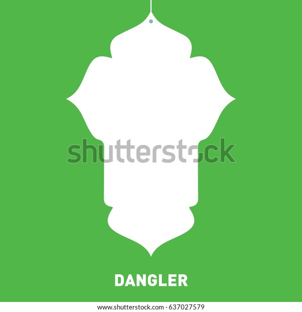 Download Mockup Dangler Stock Vector (Royalty Free) 637027579