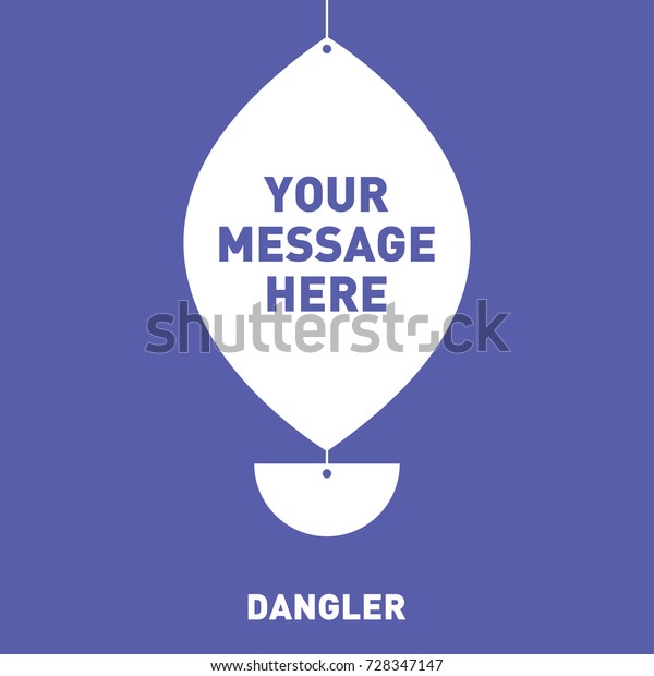 Download Mockup Dangler Stock Vector Royalty Free 728347147