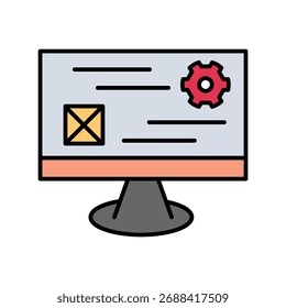Motiv-Design-Symbol mit weißem Hintergrund, Vektorgrafik