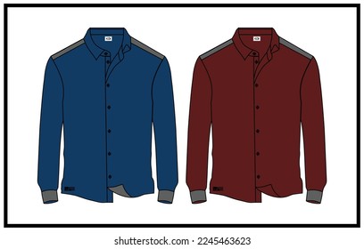 Mockup design for long sleeved shirt
