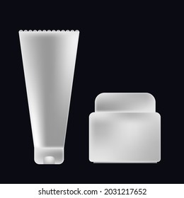 mockup design of two different materials
