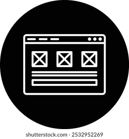 Mockup Design Vector Illustration Detailed Icon