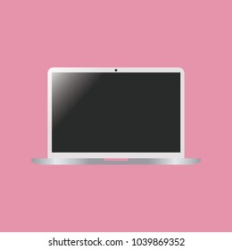 Mockup device icons design technology vector illustration emblem isolated responsive
