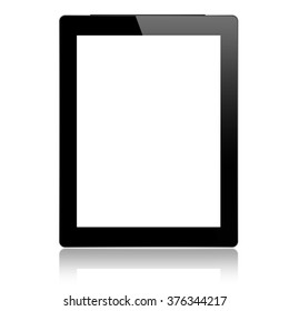 mockup digital tablet style isolated on white vector design