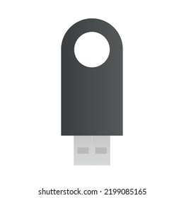 Mockup Flash Drive Isolated Icon