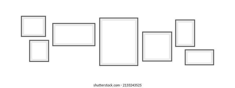 mock-up frame on white background